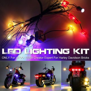 Led Light Up Kit For Lego 10269 Creator Expert Harley Davidson Fat Boy Lighting