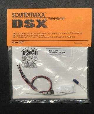 Soundtraxx Onboard Sound System Dsx 824211 Sp Gs4
