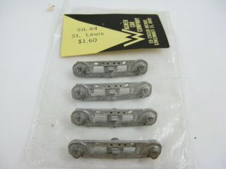 Wagner Car Co.  O - Scale St.  Louis Stl - 64 Truck Side - Frame Set For Street Cars