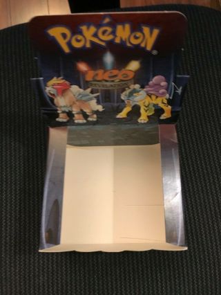 Pokemon Neo Revelation Empty Booster Box