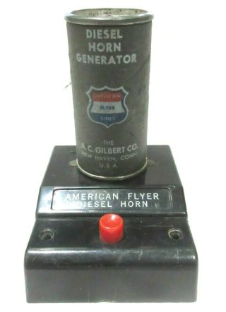 American Flyer Trains S Scale (diesel Horn Controller & Generator) Freeshipping