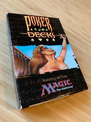 Magic The Gathering Poker Decks - Complete - Rare - Barely