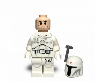 Lego - Star Wars - Rare - White Boba Fett (prototype) -