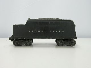 Post - War Lionel 6466wx O Scale Steam Locomotive Tender With Whistle.