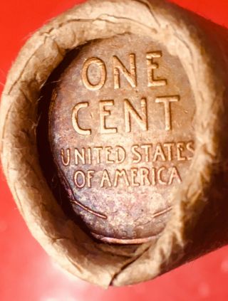 1863 Indian Head / 1909 Vdb Bank Of San Francisco Obw Lincoln Wheat Penny Roll
