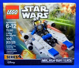 Lego 75160 Star Wars Series 4 U - Wing Microfighter 109 Piece Set