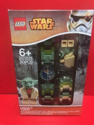 2015 Lego Star Wars Yoda Build - Able Watch With Link Bracelet & Minifigure