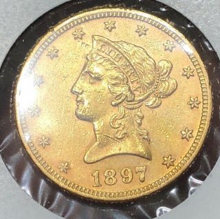 1897 $10 Ms,  Gold Liberty Head Eagle Best Anywhere Wow Coin
