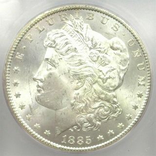 1885 - Cc Morgan Silver Dollar Icg Ms63 Lists For $775 Bright White