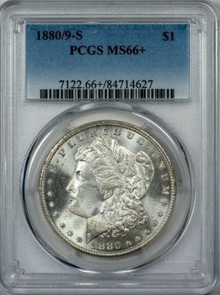 1880/9 - S Morgan Pcgs Ms66,  Hot 50 Overdate Vam,  Gem Silver Dollar