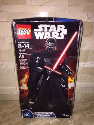 Lego Star Wars Kylo Ren Buildable Figures Set 75117 Crushed Box