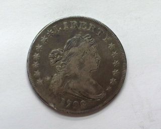 1798 Draped Bust Silver Dollar - Large Eagle - Choice Extremely Fine