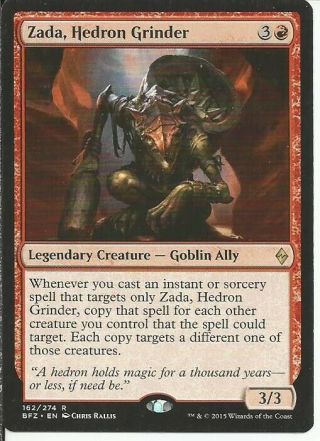 Cmd Commander Edh : Zada Goblin Horde Mono Red Custom Mtg Deck - 100 Cards