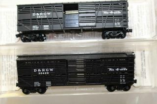Micro - Trains N Scale D&rgw Stock Car 2 Pack (36413/28) (35090)