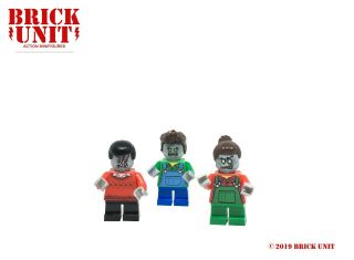 Custom Lego® Zombie Horde Minifigure 3 Pack Set