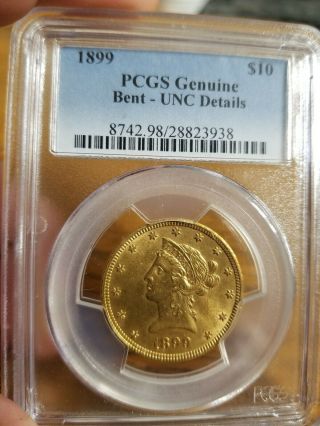 1899 Pcgs Unc Details $10.  00 Liberty Head Gold Eagle
