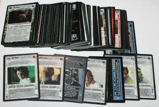 Star Wars Trading Card Game Ccg Limited Edition Bb Vader & Leia & Luke & Ben