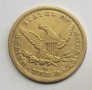1843 - O $10 Gold Scarce Date