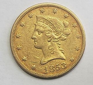 1853 - O $10 Gold Scarce Date