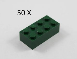 Lego® Dark Green Brick 2 X 4 Part 3001
