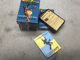 5 Monty Python And The Holy Grail Collectible Card Game Starter Decks 1996