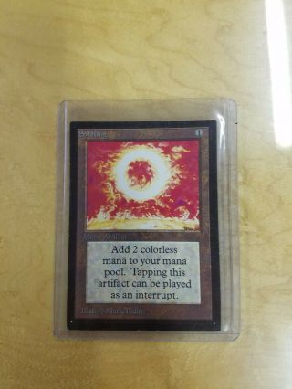 Sol Ring Mtg Magic The Gathering Ce Collector 