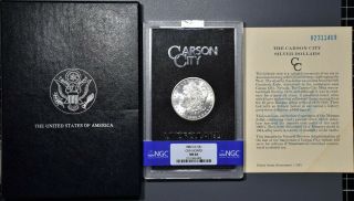 1882 - Cc Gsa Morgan Silver Dollar,  Gsa Hoard,  Ngc Certified Ms64 W/ Ogp,  Jp40