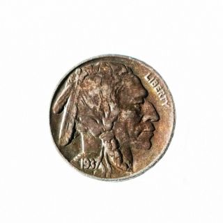 1937 - D Buffalo Nickel,  3 - Legged,  Highly Desired Key Date Error