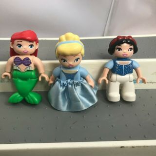 Lego Duplo Disney Princess Figures Ariel Snow White Little Mermaid Cinderella