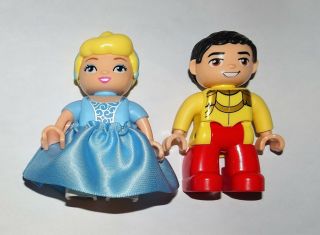 Lego Duplo Disney Figures Cinderella And Prince Charming Set Pair