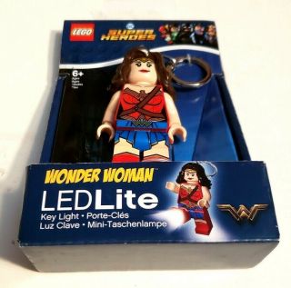 Lego Heroes Dc Comics Wonder Woman Ledlite Key Light Keychain