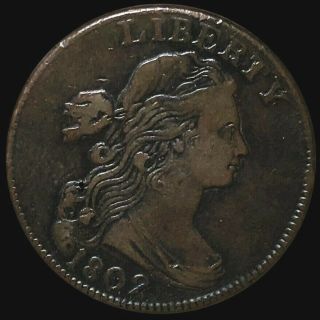 1802 Draped Bust Large Cent Nicely Circulated Philadelphia High End 1c Copper Nr