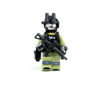 Dea Special Response Team Srt Officer Lego® Minifigure Police