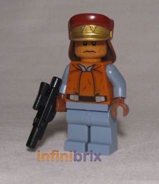 Lego Captain Panaka Minifigure From Set 7961 Star Wars Sw321