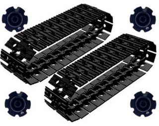 54 Lego Large Tread Links,  4 Sprockets (technic,  Robot,  Track,  Tank,  Ev3,  Crane,  Car)