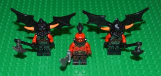 Lego Nexo Knights General Magmar And Ash Attachers