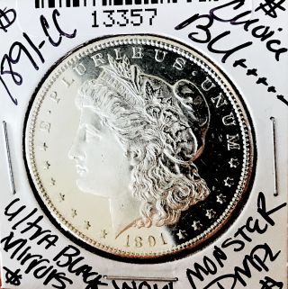 1891 Cc Morgan Choice Bu,  Monster Dmpl Ultra Deep Mirrors Wow Coin Nr 13357