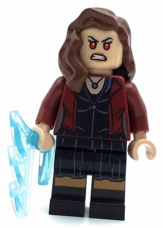 Lego Scarlet Witch Minifigure Heros Avengers Age Of Ultron Fig