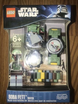 Lego Star Wars Boba Fett Buildable Watch Minifigure 9003370 Mib