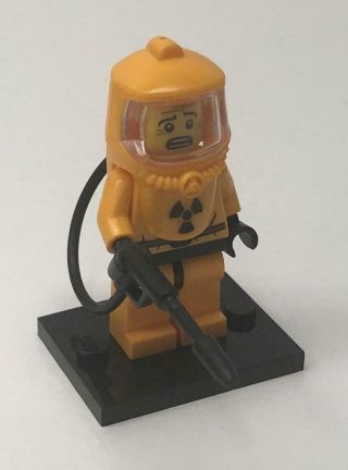 Lego Hazmat Guy Collectible Minifig Figure: Series 4: 100 Complete