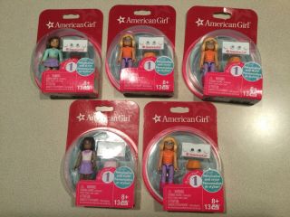 Mega Bloks American Girl Doll Mini Figures Lego Series 1 Set Of 5