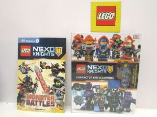 Lego Nexo Knights Character Encyclopedia In Book W/ Level 3 Book