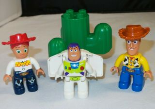 Lego Duplo Toy Story Mini Figures - Woody,  Buzz Lightyear & Jessie - 5659,  5691