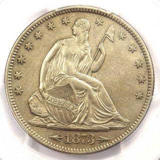 1873 Arrows Seated Liberty Half Dollar 50c - Pcgs Au Details - Rare Coin