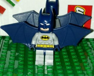 Lego® Dc Comics Batman Minifigure 6858 W/ Jetpack Navy Dark Blue Heroes