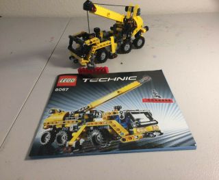 Lego Technic Mini Mobile Crane (8067),  Gently,  With Instruction Manuals