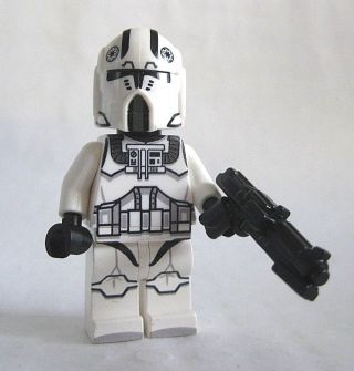 Lego Clone Pilot Broadside Custom Printed Minifigure - Helmet Brickarms Dc - 15s