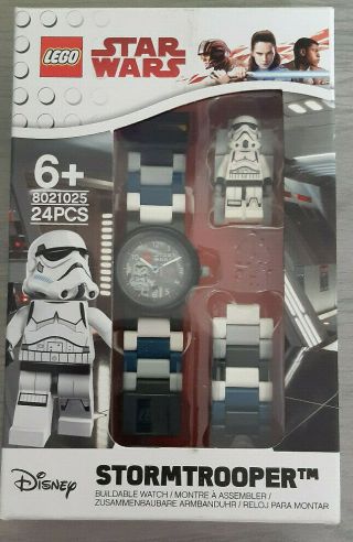 Lego Star Wars Stormtrooper Buildable Watch W/ Minifig 8021025