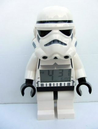 Lego Star Wars Stormtrooper Minifig Clock - - - 23cm Tall