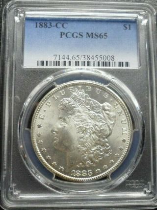 1883 - Cc Morgan Dollar Pcgs Ms65
